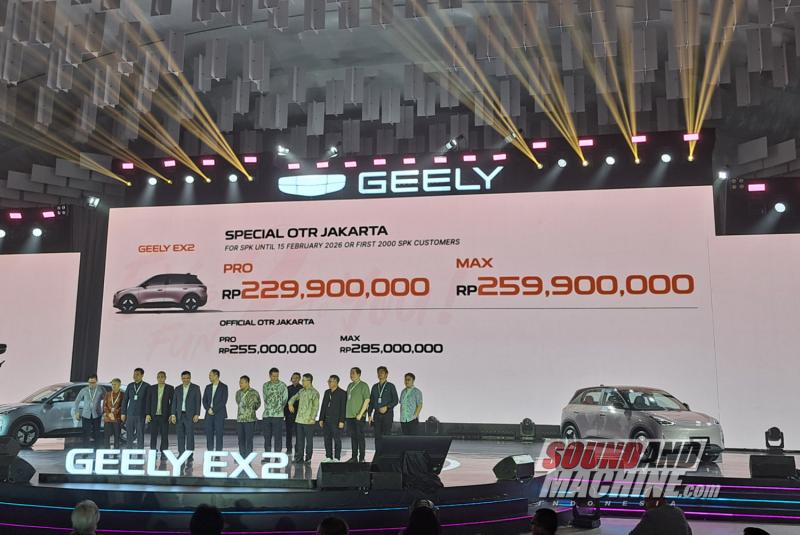 Geely Auto Indonesia luncurkan harga resmi mobil listrik kompak Geely EX2.