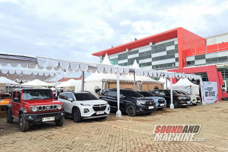 Unit test drive Suzuki yang tersedia di pameran Indonesia International Motor Show (IIMS) 2026