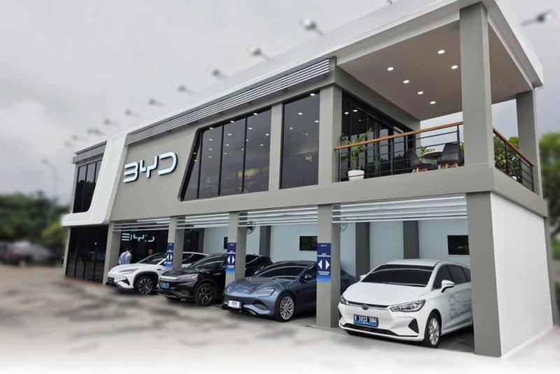 Ilustrasi posko siaga mudik BYD. (sumber: BYD)