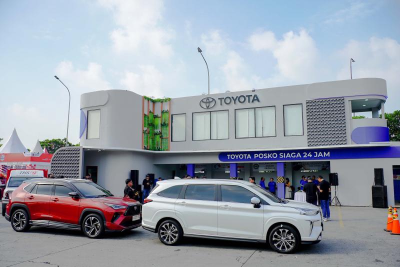 Toyota Posko Siaga yang dibuka untuk melayani pengguna kendaraan libur lebaran Idul Fitri 2026. (sumber: Toyota)