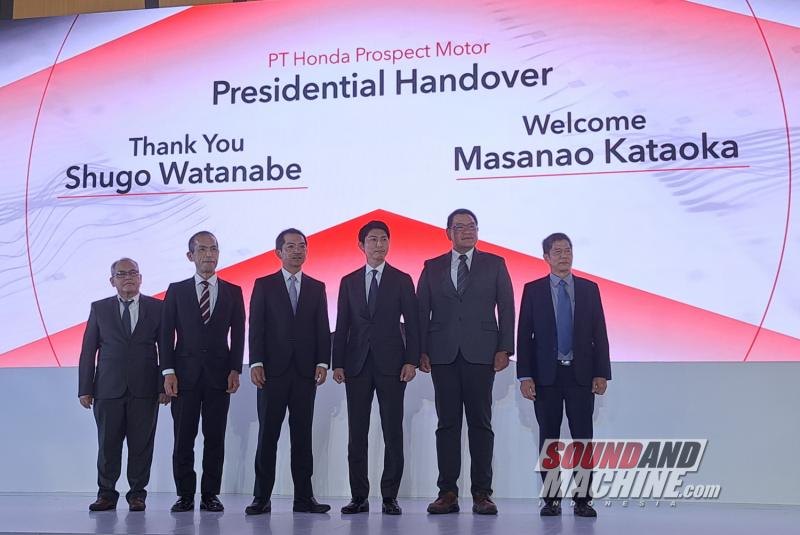 PT. Honda Prospect Motor telah resmi serah terima jabatan presiden direktur dari Shugo Watanabe ke Masanao Kataoka.