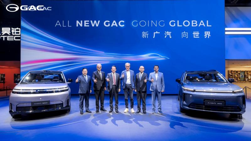 Mobil baru GAC dengan teknologi canggih dan berkualitas buatan tinggi di Auto China 2026. (sumber: GAC)