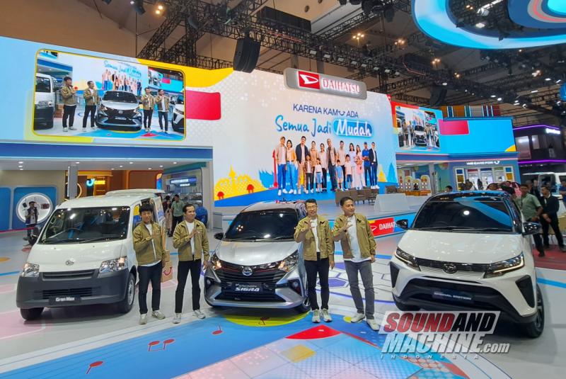 Tiga model Daihatsu yang mendapat minor update di pameran Gaikindo Indonesia International Auto Show (GIIAS) 2026.